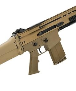 Evike Airsoft – Cybergun FN Herstal Scar-H CQB Licensed MK17 Gas Blowback Airsoft Rifle by VFC (Color: Flat Dark Earth) 2