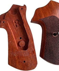 New Handmade reproductive Checker Engraved Padauk Wood Grips Compatible with Ruuggerr GP 100, Super Redhawk, #GP100-03 2