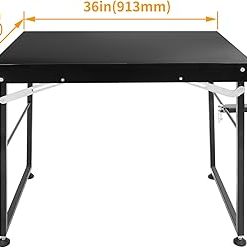 HECASA Portable Shooting Table with Shooting Bench, Shooting Bench Rest for Rifles, Adjustable Legs and Seat, Design for Easy Transport and Outdoor Target Shooting 2