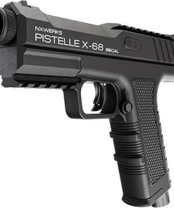 Pistelle X-68 .68 Caliber Training Pistol Paintball Gun Marker CO2 Powered 35-50 Joules Factory Production Version (Black) 2