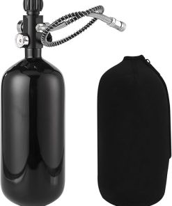 Discounted DOT 98ci/1.6L Carbon Fiber Tank with Dual Gauge Valve,PCP Tank 4500 psi,Complete PCP Airgun Charging System Lightweight Paintball Fill Station