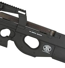 Evike Airsoft – FN Herstal Licensed Full Size Metal Gearbox AEG Airsoft P90 (Color: Black/Gun Only) (PID: 39653)