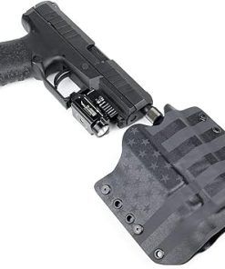 OWB Holster – TLR-7, TLR-7A – USA Stealth Black (Right-Hand, for Springfield XDM – 3.8″ Model)
