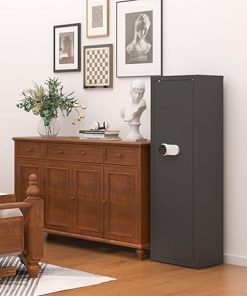 10-14 Gun Safe – Gun Cabinets for Rifles and Shotguns, Large Rifle Safe for Home – Quick Access Gun Safe with Adjustable Shelves 2