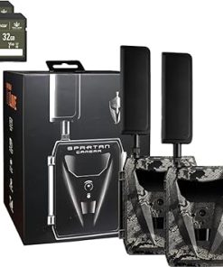 Spartan GoLive 4G LTE Trail Cameras,Live-Streaming, Anti-Theft GPS, On-Demand Image&Video Capture,Real-time Updates,Built-in Lithium Battery,Blackout with 32GB SD Cards – 2 PK (Spartan Multi-Carrier)