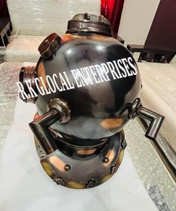 Full Size Antique U.S Navy Brass Divers Diving Helmet Mark V Deep sea Scuba Gift 2