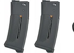 Clover Airsoft-PTS EPM1 M4 Mid Cap Magazine – 2025 Updated Internals – 250 BB Capacity Mag – Fuel Gauge Indicator – No Rattle Magazine Design