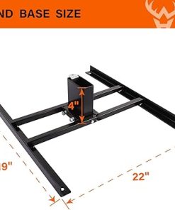 Highwild 2×4 Target Stand Base for AR500 Steel Shooting Targets – Double T-Shaped Base for Shooting Range Outdoor 2