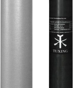 TUXING 4500Psi Pcp Air Tank 0.7L 42Cu in 700cc Carbon Fiber HPA Tank,Gas Cylinder,Paintball Hunting for PCP Air Rifle Gun Daystate and FX Thread M18 * 1.5