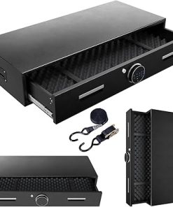 Heavy-duty Under Bed Safe, Rapid Gun Safe Drawer Safe for AR Rifle Shotguns & Long Guns Ammo Pistol Accessories for Home and Vehicle, Fast Box Hidden Gun Safe Mounts in Car, Truck RV and SUV