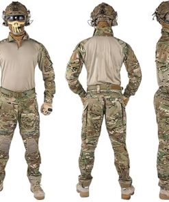 G3 Combat Uniform Tactical Camo Clothing with Knee Pad & Elbow Pads Military BDU Pants and Shirts Set 2