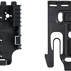 Safariland QLS 1-2 Quick Locking System Kit, Platform Attachment for Duty Holsters and Accessories with Locking Fork and Receiver Plate – Level 1 Retention, Black 2