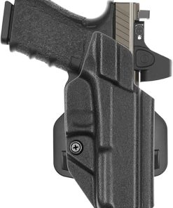 Tulster OWB Range+ Kydex Paddle Holster in Right Hand fits: Glock 17/22 / 31/47 / 49 | Optic Cut Outside The Waistband Open Carry