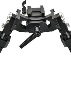 Tactical Adjustable V10 Carbon Fiber Rifle Bipod with QD Picatinny/Weaver Rail Mount Base