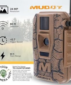 Mitigator Cellular 24MP Imaging Trail Camera with 80 Feet Detection and Flash Range (2-Pack) Bundle with Solar Power Panel (2-Pack), 32GB Memory Card (2-Pack), and USB 2.0 Card Reader (7 Items) 2