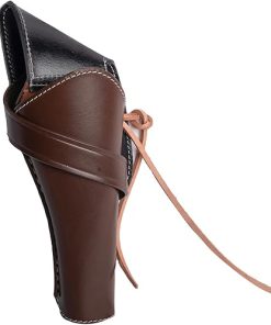 Hulara Genuine Leather Cross Draw Holster Gun Holder 22 .38/357 .44/45 Cal Revolver Western Rough Rider Psitol Holster Fit 4″ to 8″