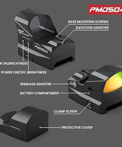 VOTATU PMD504 Red Dot Sight with Mounting Plate for Glock Pistols 2