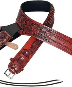 HILASON Western Leather Gun Holster Right Hand Rig 38 Cal Cowboy | Costume Holster | Cowboy Gun Holster | Leather Gun Holster