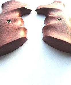 BMPL Hardwood J Frame Round Butt Handgun Grips Compatible Replacement Revolvers Handcraft M60 Bodyguard Handmade Thailand Imported #JR0987 2