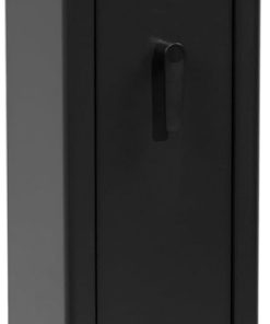 Home Defense 4-Gun Fireproof Electronic Lock Gun Safe, DOJ Approved, Rifle Safe, Black Textured Gloss Finish