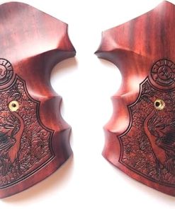 BMPL Hardwood Luxury Laser Grips Compatible with Taurus Medium/Large Frame.357 M44, 65, 66, 80, 82, 83, 96, 431, 441, 607, 608, 669 Revolver Handmade