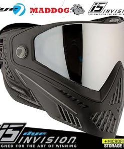 Maddog Dye i5 Thermal Anti-Fog Paintball Airsoft Mask Goggle System Combo with Microfiber Bag | Safety Certified Protection 2