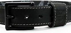 We The People Holsters – Leather Gun Belt – Adjustable Gun Belt for Concealed Carry – Reinforced with Heavy Duty Scuba Nylon