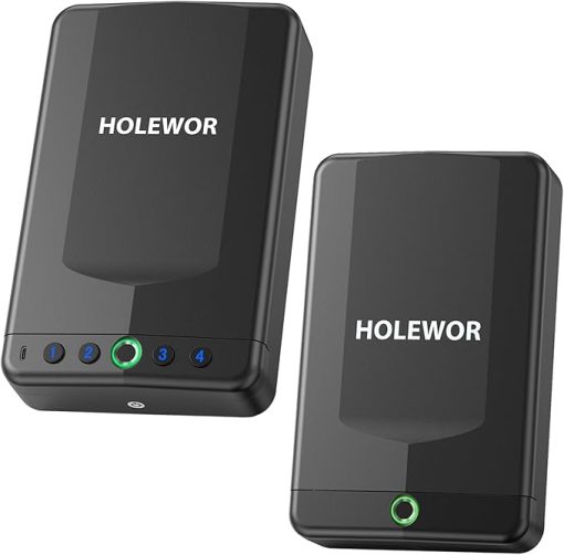 Car Gun Safe, Small Pistol Safe Portable Biometric Gun Safe for Handgun