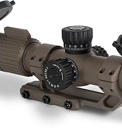 Monstrum G3 1-3×24 First Focal Plane FFP Rifle Scope with Illuminated MOA Reticle and Offset Cantilever Mount