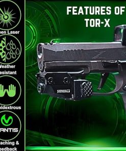 Steiner TOR-X Pistol Laser Sighting System | Integrated MantisX | Firearm Shooting System | Green Laser for Gun 2