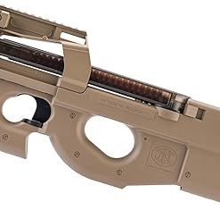 Evike Airsoft – FN Herstal Licensed P90 Full Size Metal Gearbox AEG Airsoft (Color: Dark Earth/Gun Only)