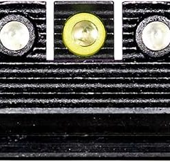 Night Fision Optics Ready Stealth Night Sight Set Compatible Springfield Hellcat OSP/RDP/XD-S Mod.2 OSP with Shield RMSc and Holosun K line, Yellow Front Ring, Black Rear Rings