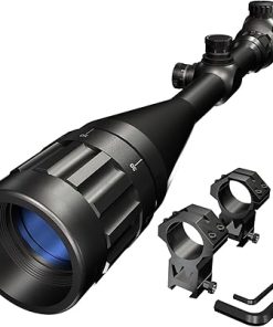 4-16×50 AO Rifle Scope, Second Focal Plane Gun Scopes, Fully Multi-Coat HD Lenses, Front Parallax Adjustment with Red/Green Dual Illuminated