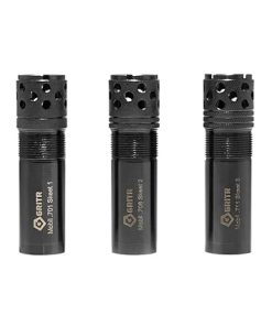 GRITR Shotgun Choke Tube 3 Pack Set | Hunting Sporting Steel Extended Choke Tubes Compatible with 12 Gauge Beretta/Benelli Mobil – Zipper Case & Choke Wrench Included