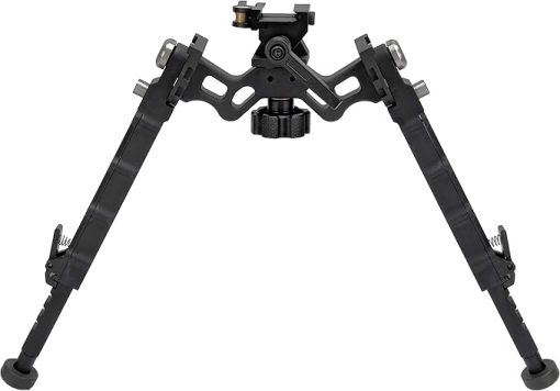 Tactical Wide Stance Rifle Bipod Pan & Cant with Quick Detach Fits Picatinny