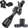 WestHunter Optics HD GEN2 SFIR FFP Precision Competition Riflescope, 30 mm Tube First Focal Plane Etched Glass Illuminated Reticle Tactical 1/10 MIL Shooting Scopes | Zero Stop