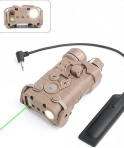 Airsoft Aiming Laser,Upgrade PEQ Box with IR Laser + Red/Green Laser Sight + Strobe/Steady White LED Flashlight, Suitable for 20mm Picatinny Rail AEG GBB CQB