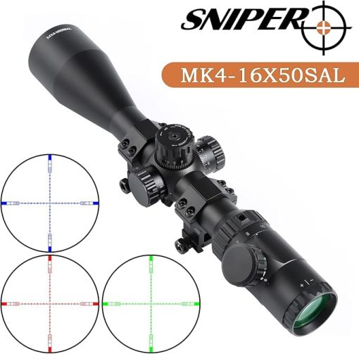 MK4-16X50SAL Hunting Scope 30mm Tube Side Parallax Adjustment Rifle Scope for Hunting (MK4-16X50) - Image 2