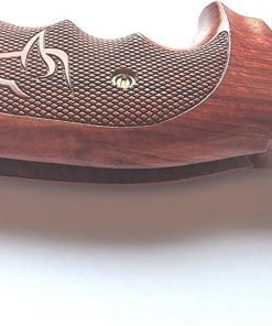 BMPL Hardwood Open Back Luxury Laser Grips Compatible with Taurus Medium/Large Frame.357 M44, 65, 66, 80, 82, 83, 96, 431, 441, 607, 608, 669 Revolver Handmade Handcraft