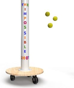 The Impossible Shot – Target Game with Rolling Wood Base