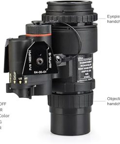 PVS 18A 3X Digital Night Vision Monocular, Infrared/Color/Green/Red Modes, 7.95° FOV, Anodized Aluminum 2