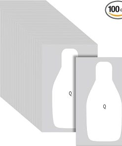 Leyndo 100 Pcs 20 x 32 Inch Paper Shooting Targets Large Paper Rifle Q Targets Center Mass Silhouette for Range Shooting Training Qualification for Gun Pistol Rifle Practice
