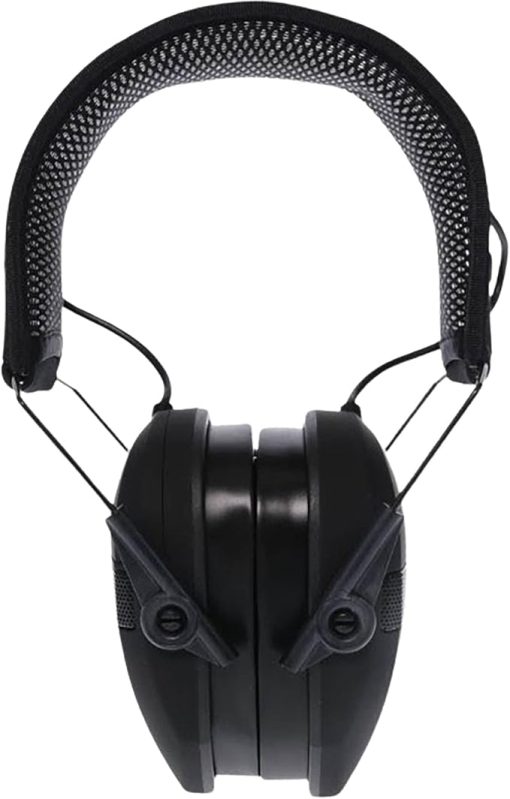 Walker's Razor Slim XTRM Electronic Ear Muffs Black with Clear Lens Shooting... - Image 2