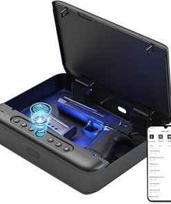 K1+K3 Gun Safe, Biometric Gun Safes For Handgun, 4-Quick and 3-Quick Access Pistols Safe with Fingerprint 2