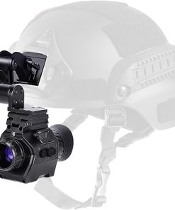 NVG 3rd 2K Resolution 2688×1520 Helmet Mounted Night Vision,Infrared Night Vision Monocular 4X Digital Zoom Visual Distance 300m 20mm Focal Lens for Outdoor Night Vision Hunting