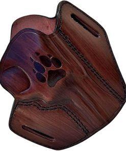 Leather Belt OWB Holster for S&W Model 686 60 66 10 19, Handmade, Premium Leather 2