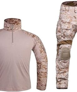 EMERSONGEAR Gen3 Uniform,Military Painball Suit,Army Airsoft Combat BDU Pants Shirt with Knee Pads