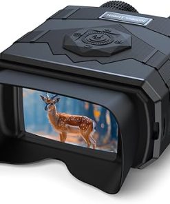 Night Vision Binoculars for Adults, 3.5” HD Night Vision Goggles with 3000mAh Rechargeable Battery, 32GB TF Card for Photos and Videos, 8X Digital Zoom for Outdoor, Camping and Travel