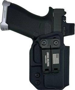 IWB – Compatible with Glock 43, 43X, 43X MOS Holster – Optic Ready – Inside The Waistband Concealed Carry – Adjustable Cant & Retention Kydex Holster – Made in USA