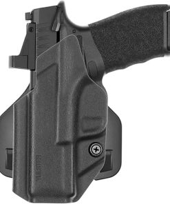 Tulster OWB Range+ Kydex Paddle Holster in Left Hand fits: Springfield Armory Hellcat Pro | Optic Cut Outside The Waistband Open Carry